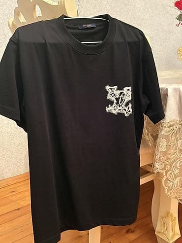 kofta modelleri: Futbolka, Louis Vuitton, M, rəng - Qara — 1