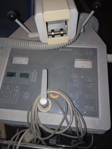 Eşitmə cihazları: Hitachi rentgen aparatı – stasionar şaquli stativ və idarəetmə — 6