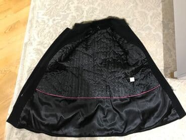 baggy geyim: Palto, rəng - Qara — 2