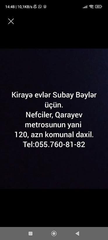 Neftçilər metrosunun yanı – kirayə mənzillər - 1 və 2 otaqlı — 6