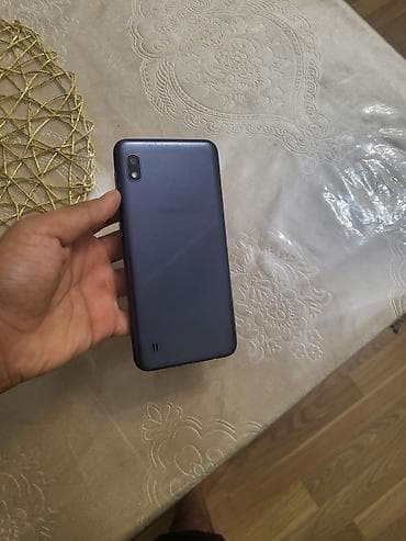 yonca sep: Samsung Galaxy A10, 32 GB, rəng - Boz, Sensor, Face ID — 4