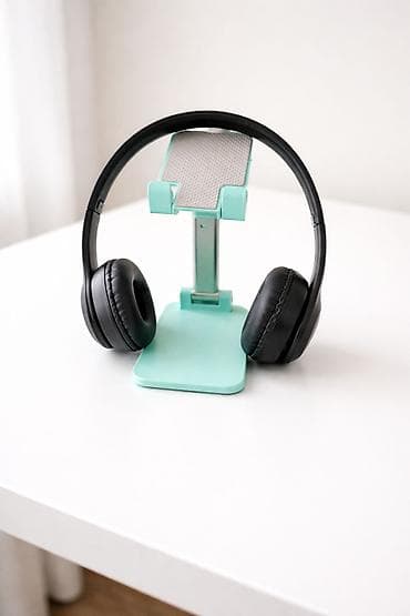 oyal məktəb ləvazimatları: Qulaqlıq və Telefon üçün Masaya Qoyulan Dayaq Seti - Rəng: açıq — 2