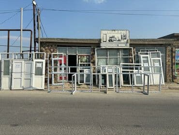 ikinci əl plastik qapi: Fərqli ölçü və dizaynlarda PVC qapı və pəncərə çeşidləri mövcuddur. Bu — 1