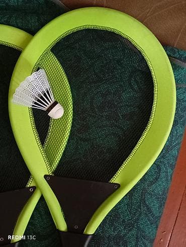 maşn oyunu: Məhsul: Uşaq üçün oyun dəsti - 2 ədəd badminton tipli yumşaq raket və — 2