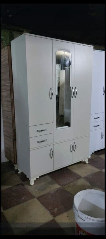 Yeni, Açılan, 3 qapılı Düz dolab, Qarderob, paltar dolabı