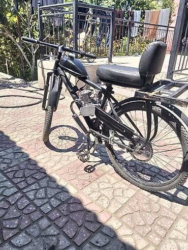 təkər r18: Motorlu velosiped – benzin mühərrikli, arxa oturacaqlı və yük daşıma — 5