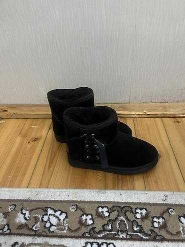 винтажные мужские ботинки: Qara ugg. 1 dəfə istifadə olunub — 2