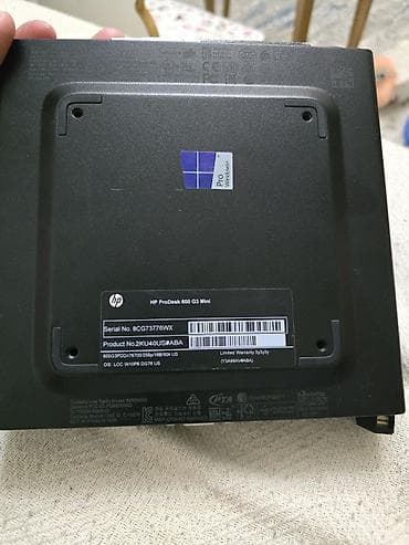 ucuz notebooklar: HP ProDesk 600 G3 Mini – kompakt biznes sinfi mini PC ​Prosessor — 1