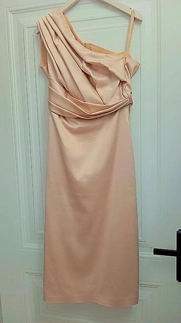 Məhsul: Zərif ziyafət donu - Rəng: Açıq şaftalı/nude - Stil