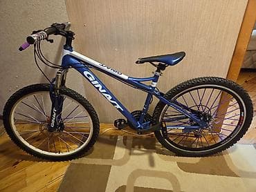 velasupet: GİNAT dağ velosipedi - Çərçivə: yüngül ərintidən, mavi-ağ rəngdə — 4