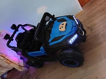 Uşaq üçün elektrik maşınları: Uşaq maşını Pultu adapteri var Maşının öz mahnıları var flaşkada — 1