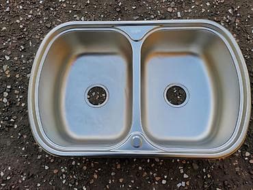 Yeni Dairəvi Mətbəx çanağı, Şkafsız, Paslanmaz polad, Ünvandan götürmə, Ödənişli çatdırılma