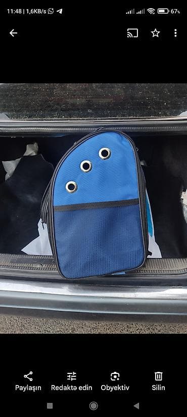 itlerin satisi sayti: Heyvanların daşınma çantaları satılır, təzədir pakofkadadir — 3