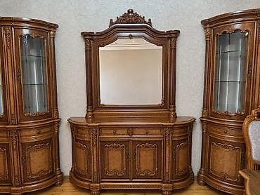 Для гостиной, Нераскладной, Овальный стол, 6 стульев — 2