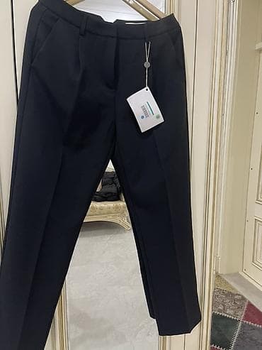 stringer alt geyimi: Klassik Şalvar, Off-White, S, rəng - Mavi — 4