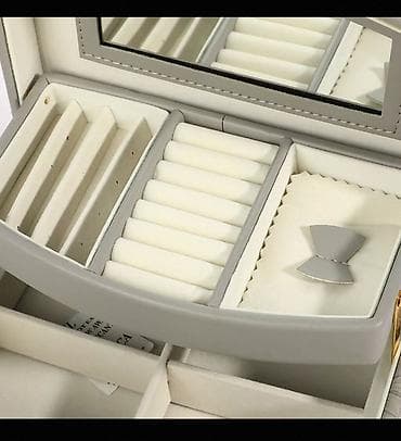 sandığ: Zinət əşyaları üçün şık təşkilatçı qutu - Ölçülər: 21.9 × 16 × 14.2 — 8