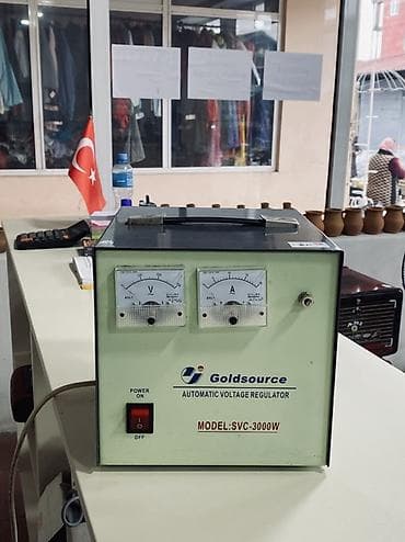 Avadanlıq paketi – avtomatik gərginlik tənzimləyiciləri və su