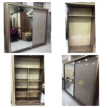 atotsi mebel: İşlənmiş, Kupe, 2 qapılı Düz dolab, Dolab-asılqan — 1