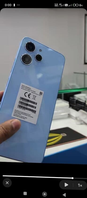 telefo: Məhsul: Smartfon - Rəng: Açıq mavi (parlaq arxa panel) - Korpus: Düz — 3