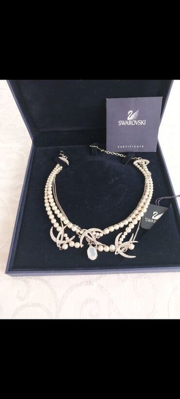 qizilin satis qiymeti: Boyunbağı, Swarovski, 1 g, Pulsuz çatdırılma — 1
