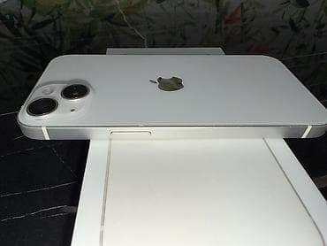 İphone 13, 128gb pil 72, usb şnur, karobkası var,hər şeyi üstündə — 4