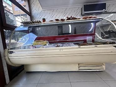 soyuducu xırdalan: Soyuduculu vitrin – mağaza/kafe/market üçün - Ön şüşəsi qabarıq — 1