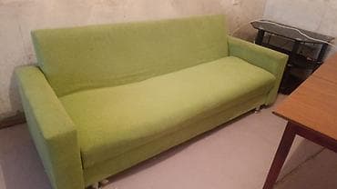 Divanlar: Yaşıl rəngli 3 nəfərlik divan - Minimalist düz xətli dizayn, hər — 1