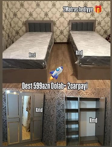 2 təknəfərlik çarpayı, Dolab