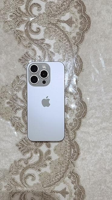 IPhone 15 Pro, White Titanium at lalafo.az IPhone 15 Pro, White Titanium