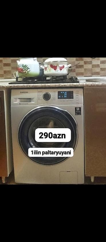 intel core i: Samsung önyükləməli paltaryuyan maşın - Rəng: gümüşü - Ön paneldə LED — 1