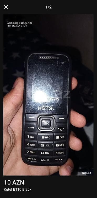 alisa dinamik: Kgtel B110 düyməli mobil telefon – Black - İki SIM kart dəstəyi (SIM1 — 2
