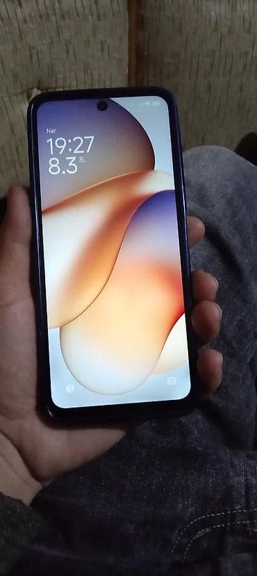 isdemis telfonlar: Redmi 12, 128 GB, rəng - Mavi, Zəmanət, Düyməli, Barmaq izi — 2