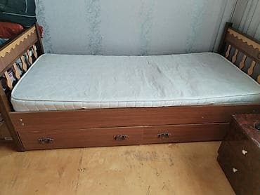 Çarpayılar: Təknəfərlik çarpayı, Matras ilə, Siyirməsiz — 5