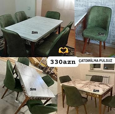 usaq stol stulu: Masa ve oturacaq rəng seçimi var — 1