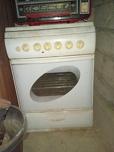 Qarışıq sobası Ayrıca dayanan, 4 gözlü, İşlənmiş