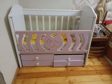 Коляски-колыбели: Коляска-люлька несъемная, Burbay, Б/у — 1