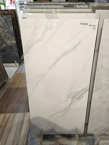 Məhsul: Glacier White – mərmər naxışlı keramika plitə - Rəng və