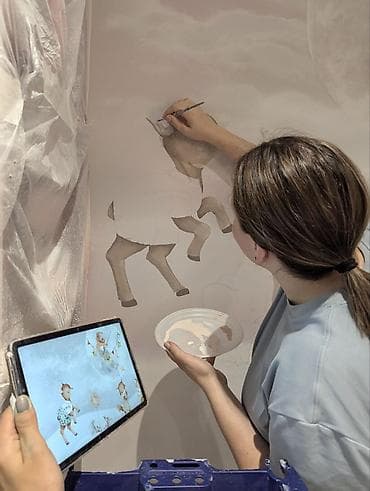 Mebel üçün boyalar: Divar rəsimlərinin çəkilməsi🎨 WhatsApp aktiv yazın bizə və ya zəng — 1