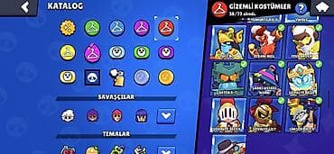 Brawl Stars hesabı – tam kolleksiya, yüksək kuboklar və zəngin — 6
