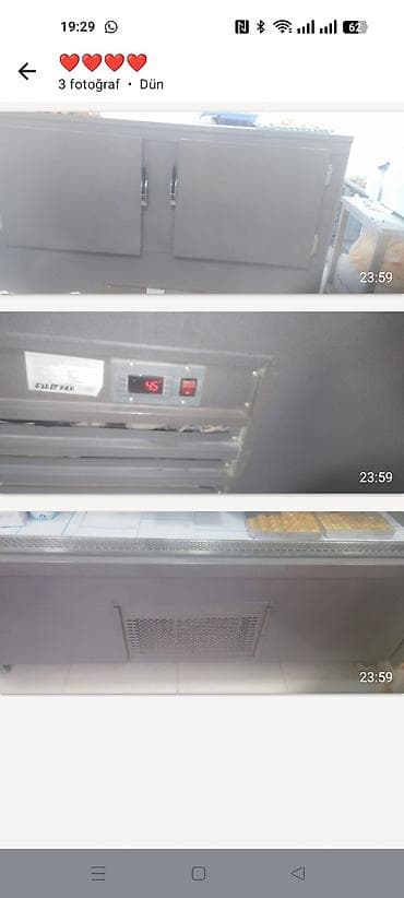 soyuducular ev: Paslanmayan poladdan hazırlanmış soyuducu-vitirin qiymeti - Şüşəli — 1