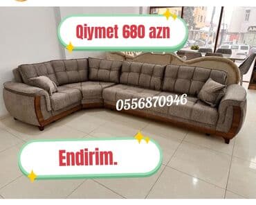 mətbəx ucun divan: Künc divan, Yeni, Açılan, Bazalı, Parça, Şəhərdaxili pulsuz çatdırılma — 3