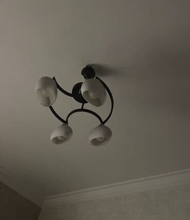 Çılçıraq, 4 lampa, Metal