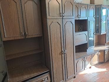 Mebel dəsti – qonaq otağı üçün modul divar - Material: taxta əsaslı