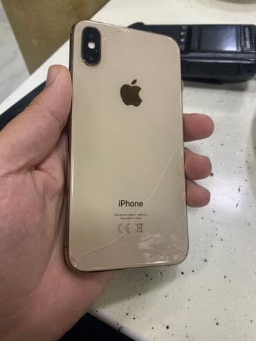 IPhone Xs, 64 GB, Qızılı, Qırıq