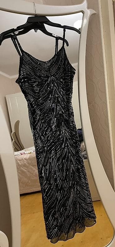 Женская одежда: Вечернее платье, Миди, M, L — 2