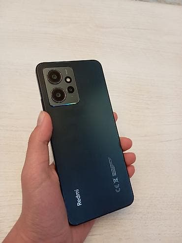 redmi 12 pro: Redmi Note 12, 128 GB, rəng - Qara, Zəmanət, Sensor, Barmaq izi — 3