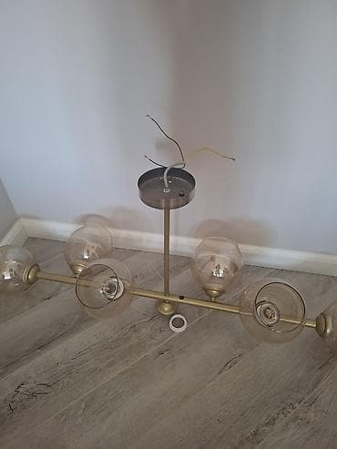 Ev üçün dekor: Çılçıraq, 6 lampa, Metal — 2
