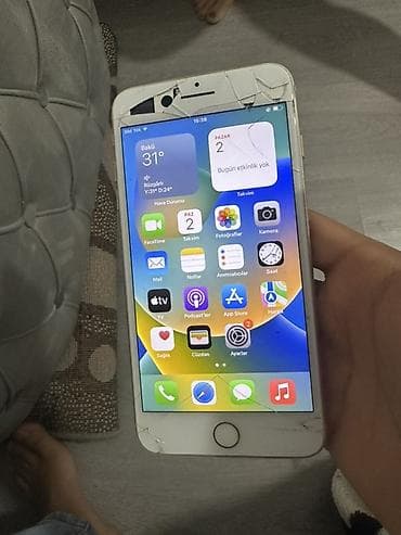 IPhone 8 Plus, 64 GB, Rose Gold, Qırıq