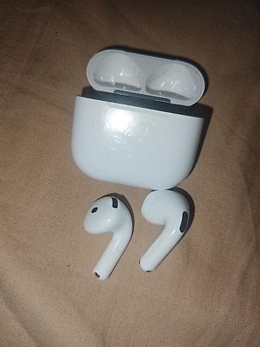 Qulaqcıqlar: İşlənmiş Simsiz (Bluetooth) Qulaqcıqlar, Apple, rəng - Ağ — 2