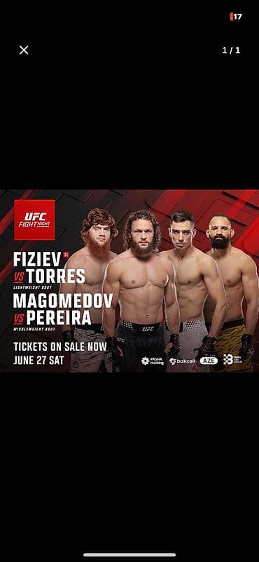 UFC bilet var — 1